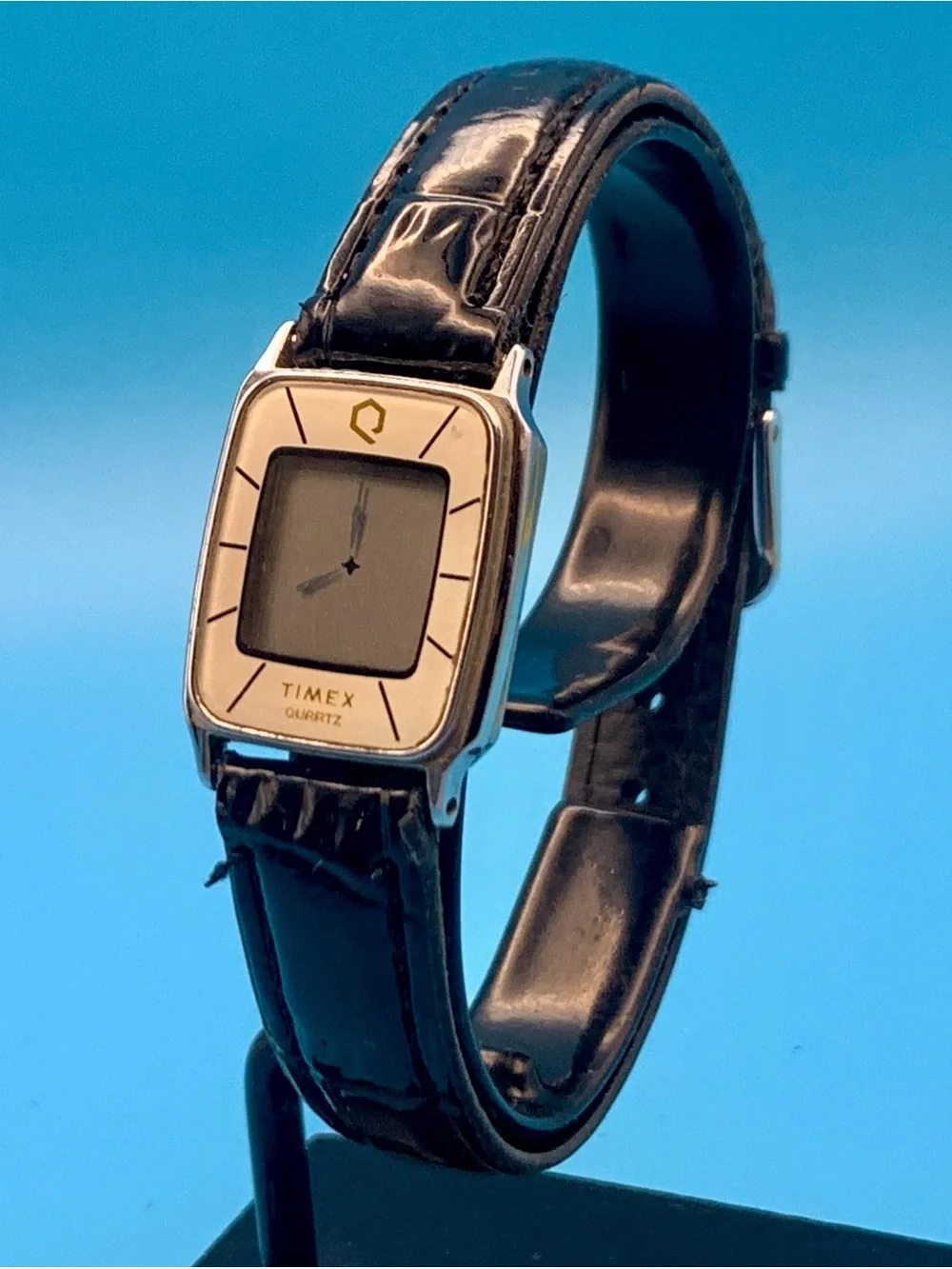 TIMEX ILLUSION Women’s Vintage 1986 LCD Analog Style Watch Works New Batt/Strap